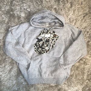 Rolling Stones leopard hoodie unique like NEW